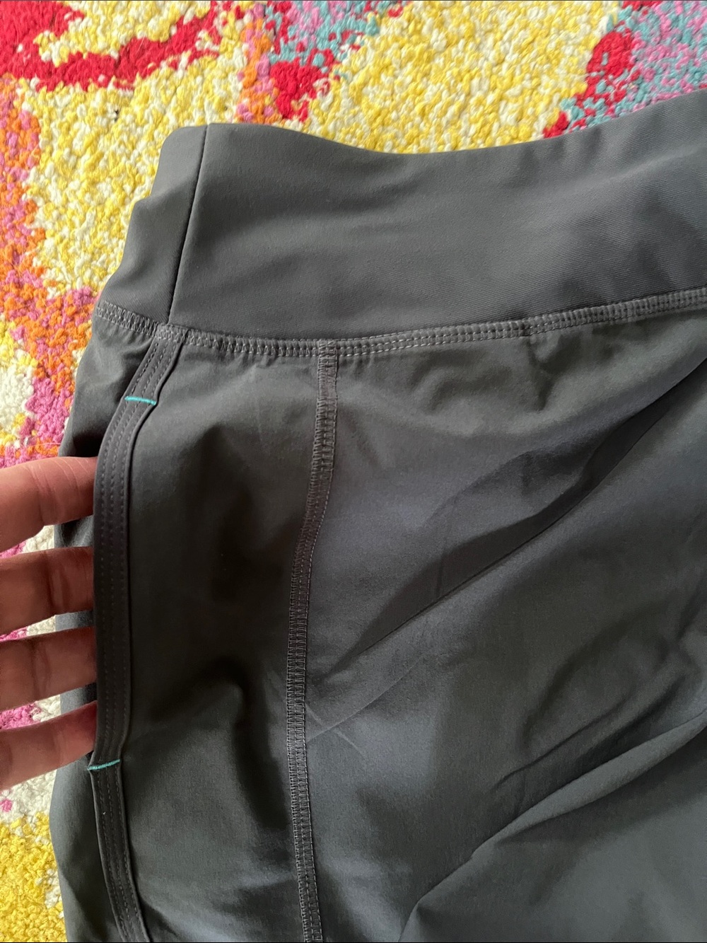 WOMENS LARGE TITLE NINE ORIGINAL ANTI RUN 5” NIMBLENE SHORTS - Picture 7 of 10